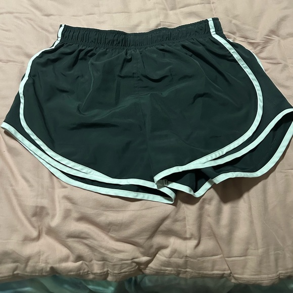 Nike Women's Black and White Athletic Shorts - Picture 1 of 3